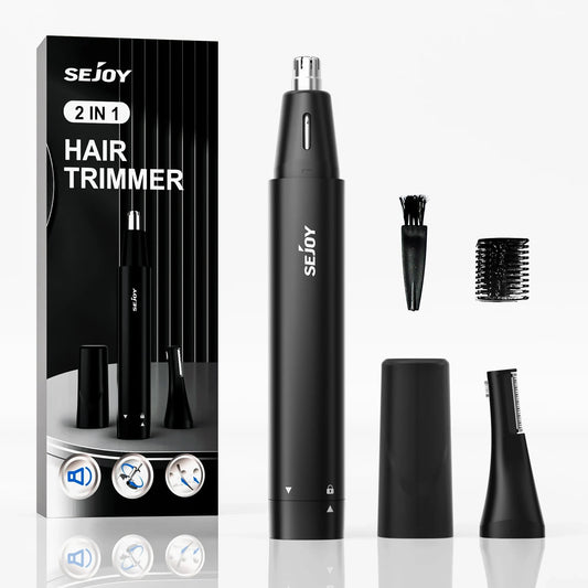 2-IN-1 Nose Hair Trimmer Men Women Ear Hair Trimmer Small Electric Trimmer Ohberri