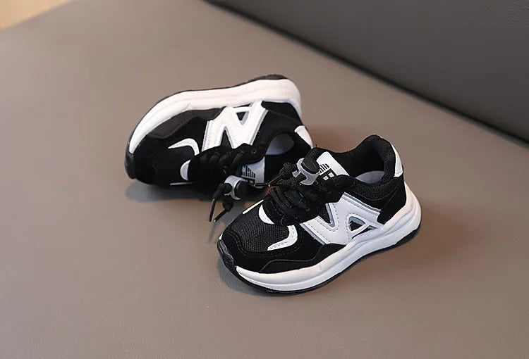 Boys and Girls Fashion Casual Sneakers Kid's Trend Chic Running Shoes Basketball Shoes Children Flat Baby Toddler Outdoor Shoes Ohberri