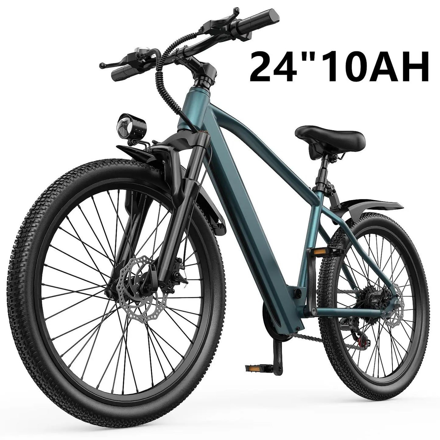 Electric Bicycle, 26" 24" with 36V Battery Peak 500W Motor,21 Speed - Ohberri