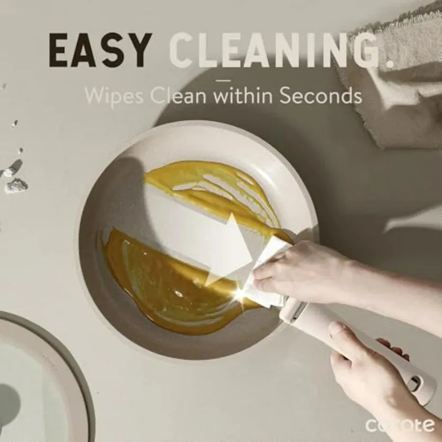 35pcs Pots and Pans Set Non Stick Cookware Set with Removable Handles for Oven Safe up to 450F Ohberri