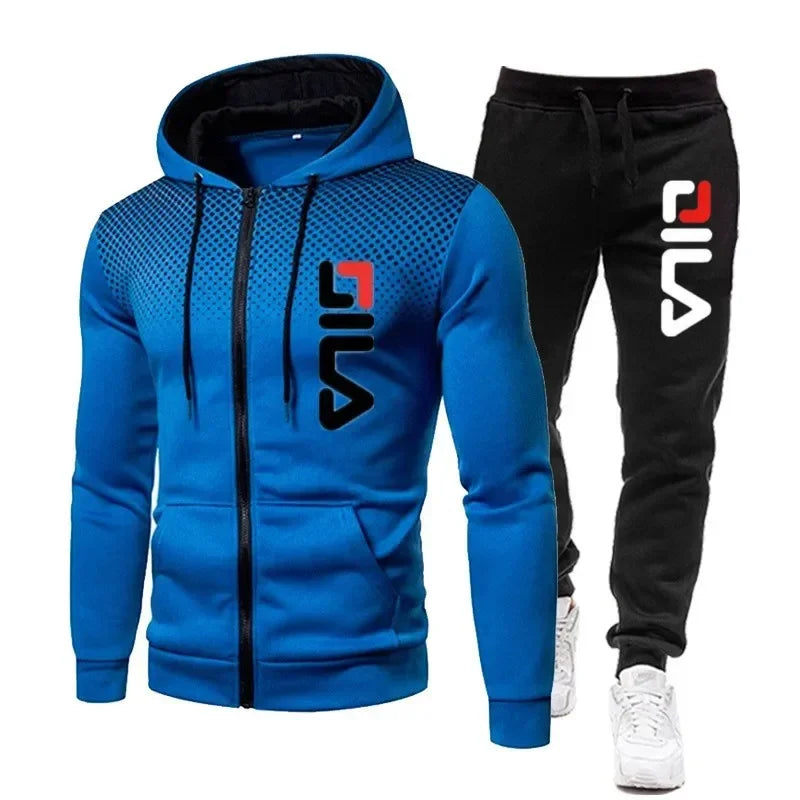 Mens Tracksuits+Sweatpants Two Pieces Suits Ohberri