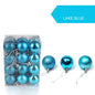 24Pcs Christmas Ball Christmas Tree Decoration Ornaments Ohberri