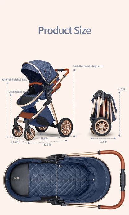 3 in 1 Stroller - Ohberri