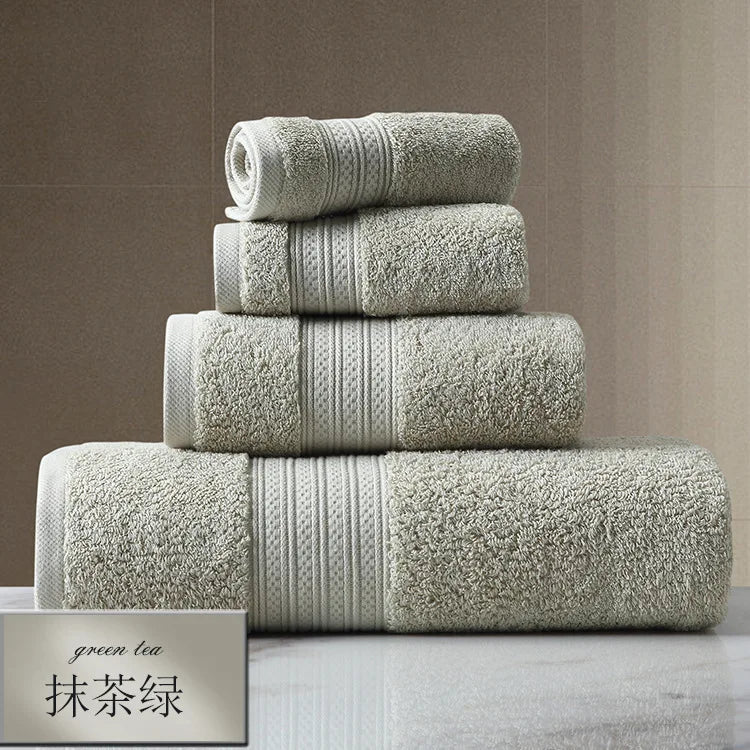 T416A Custom made hotel 1 piece dusty pink white grey light green thick quick dry Cotton Terry hand towel bath Towel Face Towel - Ohberri
