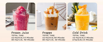 7 in 1 Professional Home Slushie Machine No Ice Needed Rapid Chill Technology Ohberri