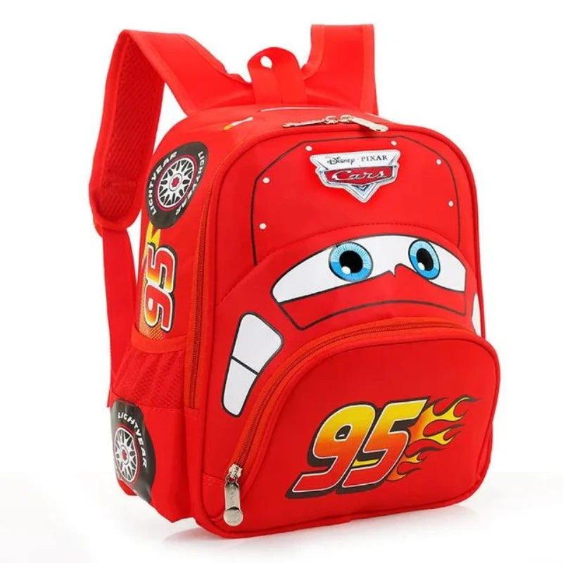 3D cartoon car shape large capacity backpack - Ohberri