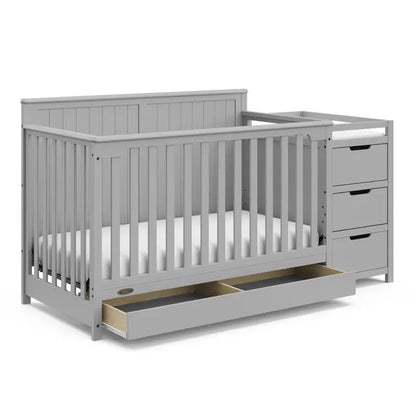 Multi Functional Wooden Bedroom Modern Solid Baby Crib - Ohberri