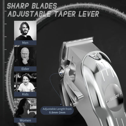 Professional Combo Kits Hair Clipper Electric Hair Trimmer Set For Men Ohberri