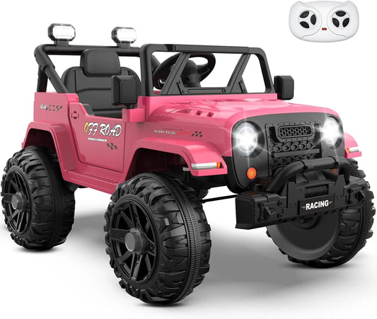 12V Ride On Truck Car with Remote Control with Bluetooth Music - Ohberri