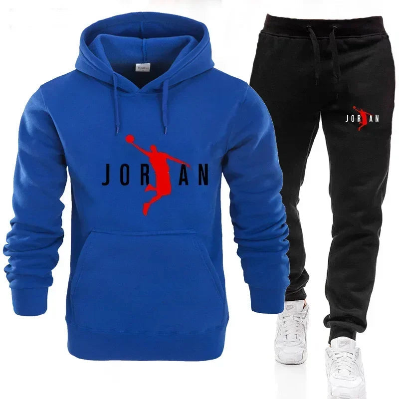 Men's Tracksuit Hoodie Pants 2Pcs Sets Ohberri