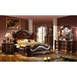 Traditional style King 5pc Bedroom set made with wood in Dark Walnut - Ohberri
