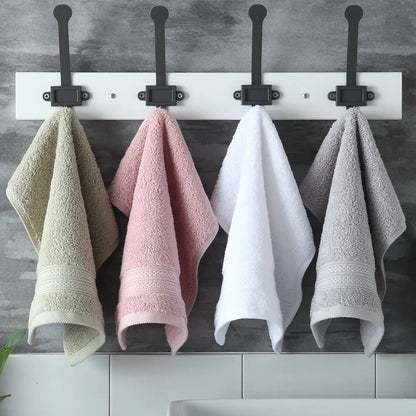 T416A Custom made hotel 1 piece dusty pink white grey light green thick quick dry Cotton Terry hand towel bath Towel Face Towel - Ohberri