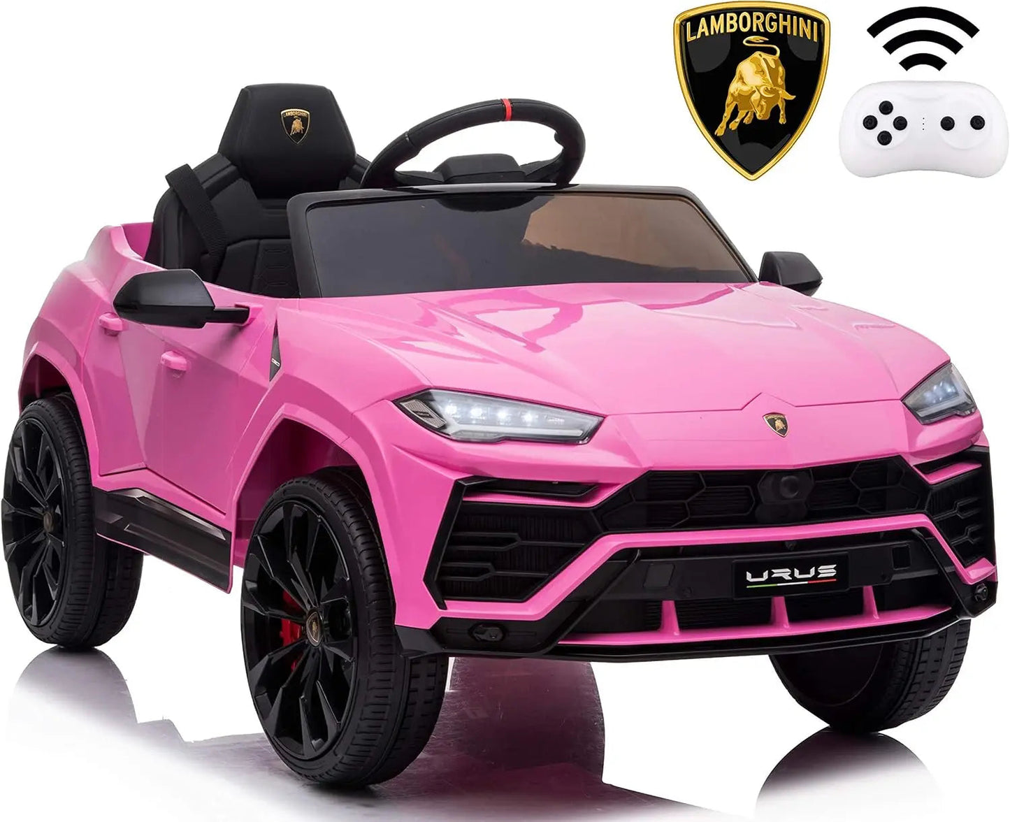 Licensed Urus Ride On Truck , 12V Battery Powered Electric 4 Wheels Kids Toys w/Parent Remote Control Ohberri