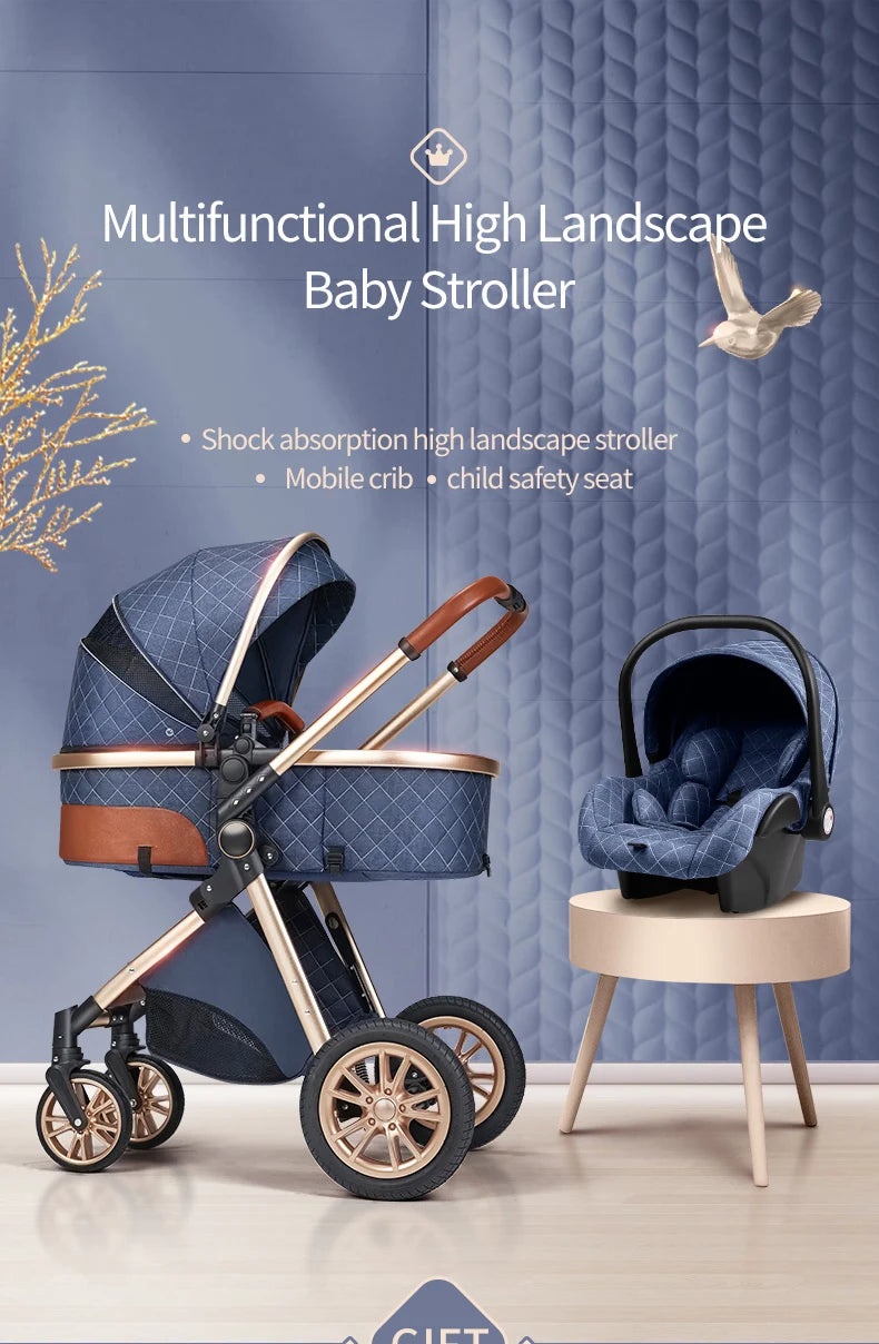 3 in 1 Stroller - Ohberri