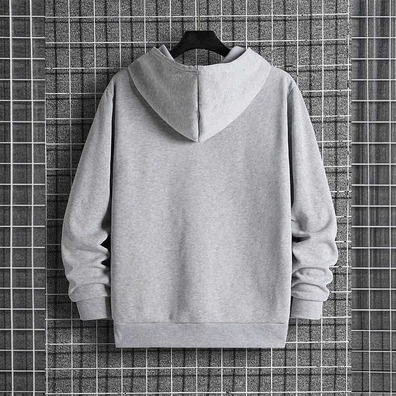 Men's Sportswear Solid Color Hoodie + Sweatpants Tracksuit Ohberri