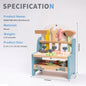 Mini Wooden Work Bench Set - Ohberri