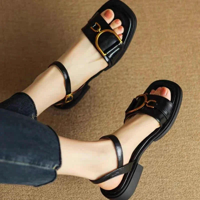 Leather Retro Fashion Sandals Ohberri