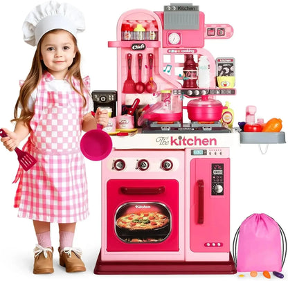 Kids Kitchen Playset and Kitchen Accessories Ohberri