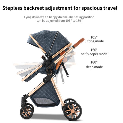 3 in 1 Baby Stroller - Ohberri