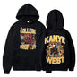 Rapper Kanye West Graduation Printed Hoodie Ohberri