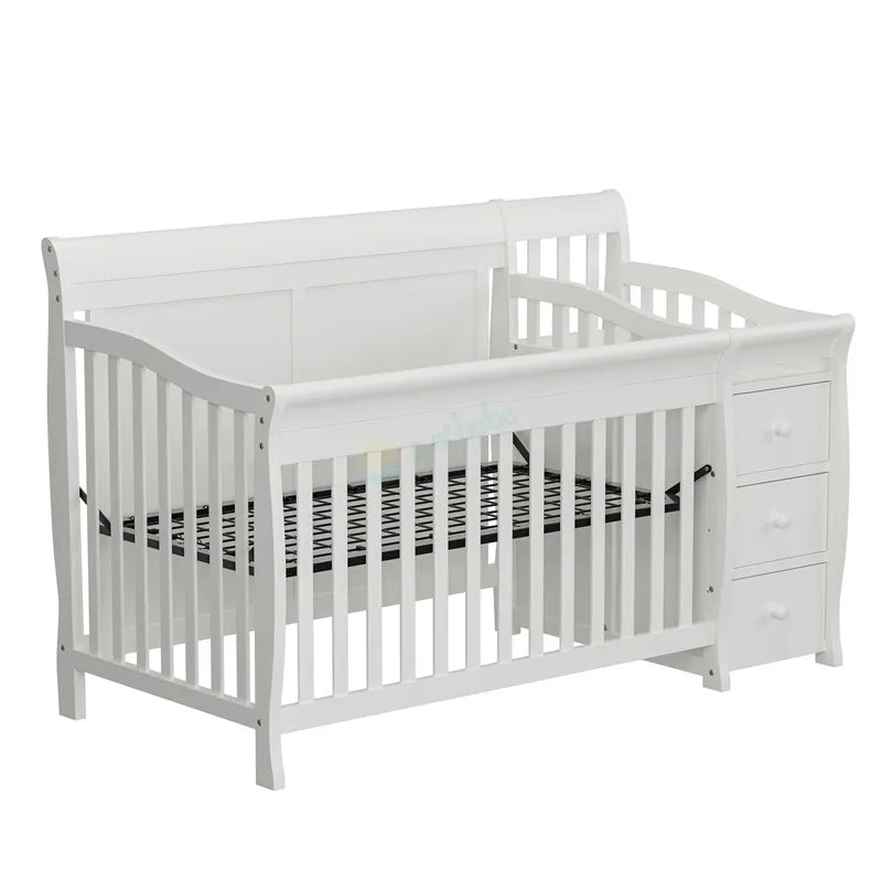 High-Quality Height Adjustable Baby Crib Bed - Ohberri