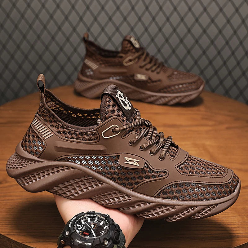 Men Casual Running Mesh Breathable Shoes Ohberri