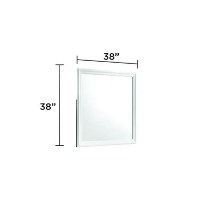 4 Piece Twin Bedroom Set with Upholstered LED Headboard, Wood Frame in White - Ohberri