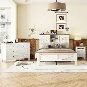 Full Size Bedroom Furniture Set Ohberri