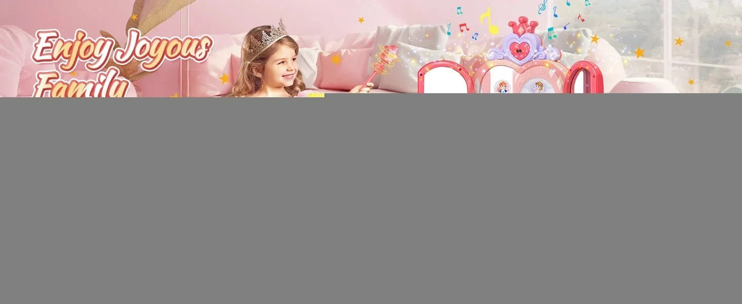 Toddler Vanity Makeup Table with Mirror and Chair Ohberri