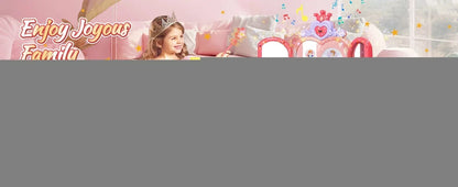 Toddler Vanity Makeup Table with Mirror and Chair Ohberri