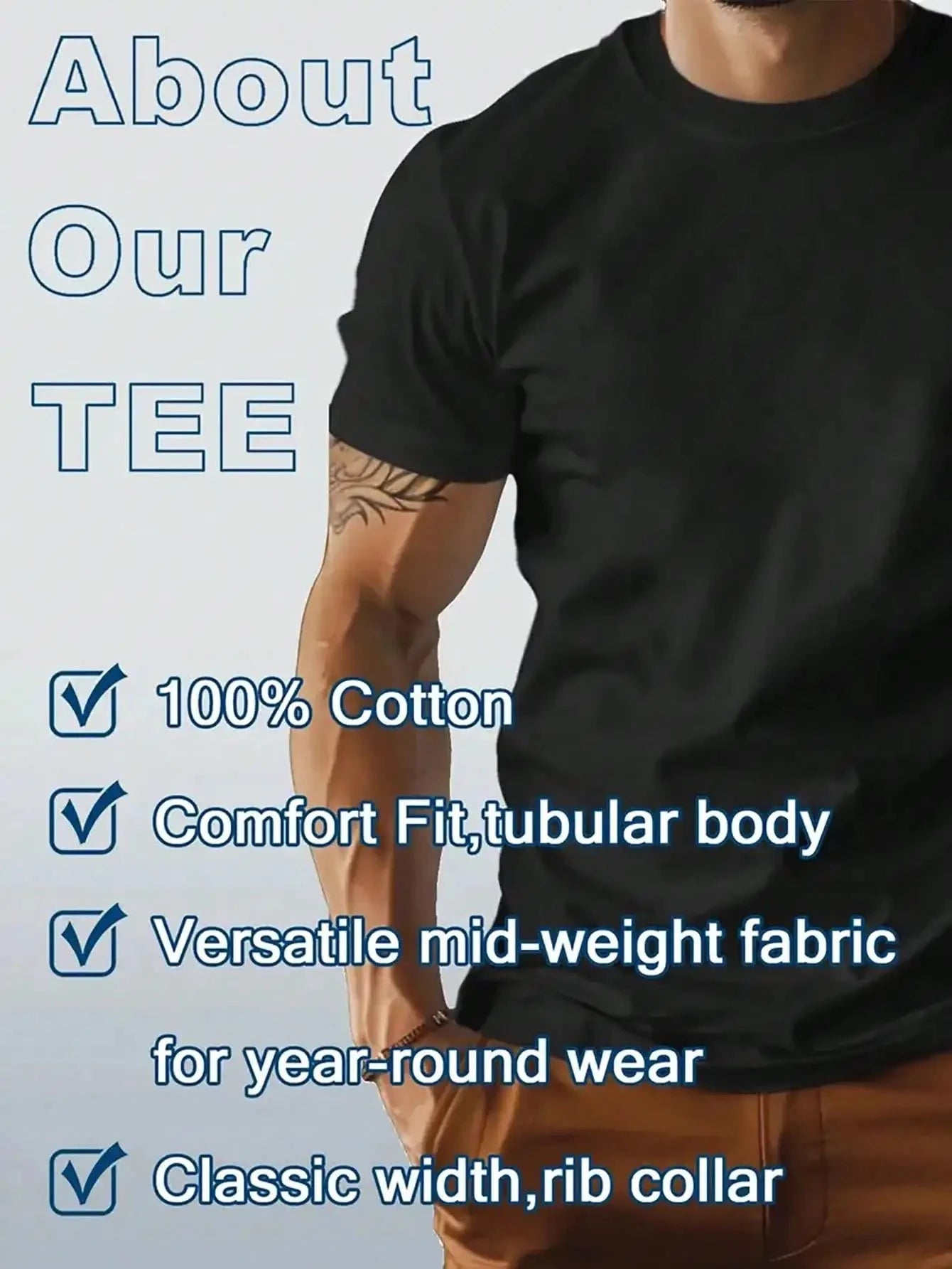 Jt Signature Graphic T-Shirt Crew Neck Short Sleeve Ohberri