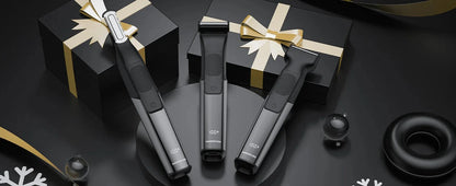 3 in 1 Men Bidirectional Body Hair Trimmer Electric Shaver IPX6 Waterproof Double-edged Razor Ohberri