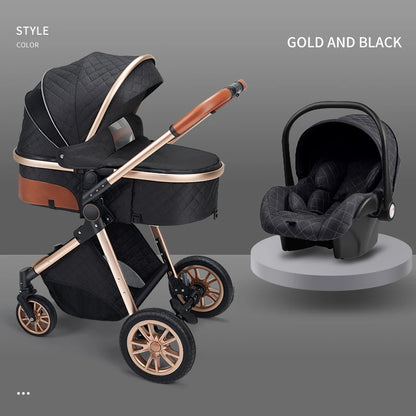 3 in 1 High Landscape Stroller - Ohberri