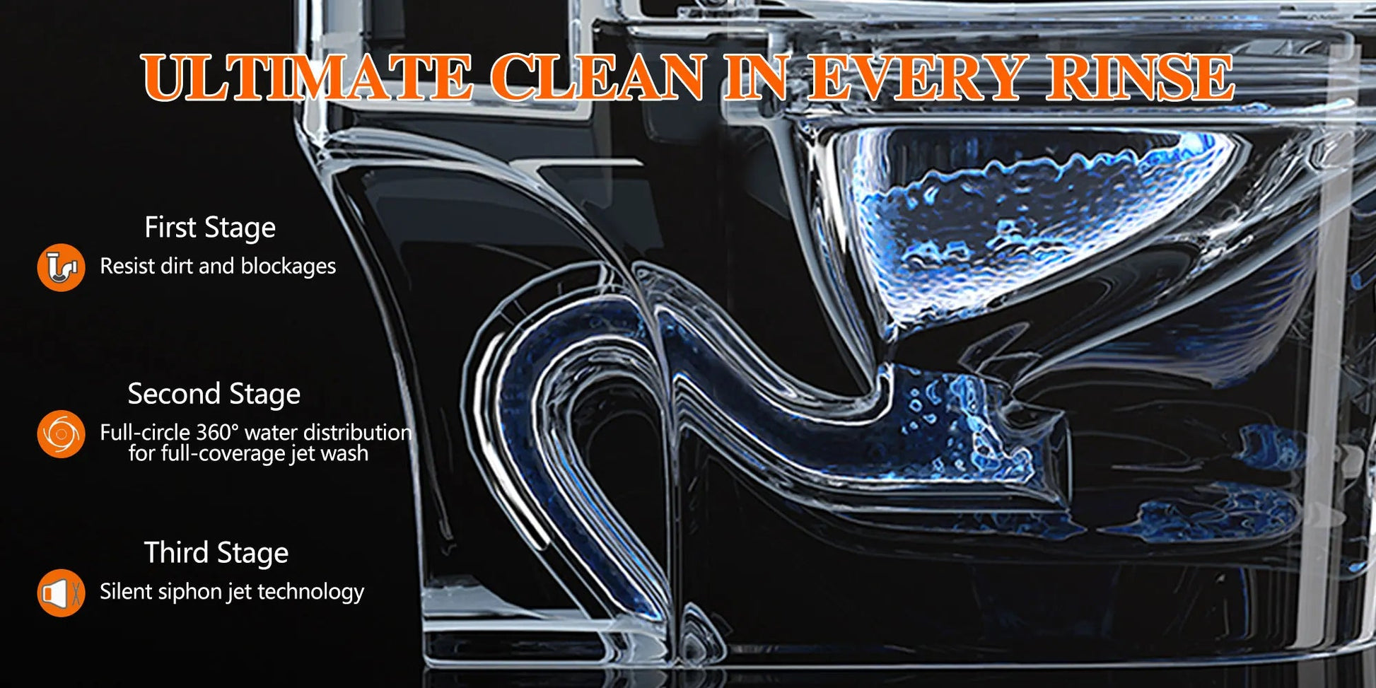 Dual-Flush, Water-Saving Elongated Ohberri