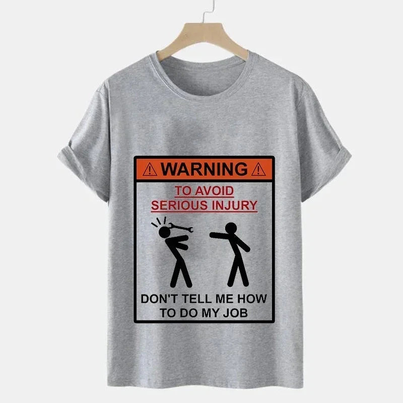 Don't Tell Me How To Do My Job Print T-shirt Ohberri