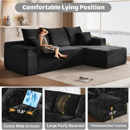 Cloud Couch Sectional L Shaped Ohberri