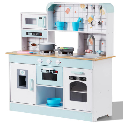 Kitchen Play Set Simulated Cooking Food Tableware - Ohberri
