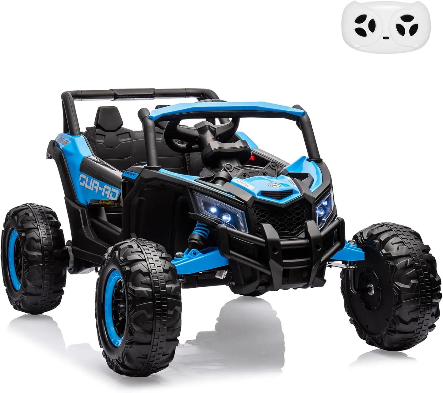 2 Seater Ride On Car, 24V Kids Ride On UTV Car w/Remote Control Ohberri