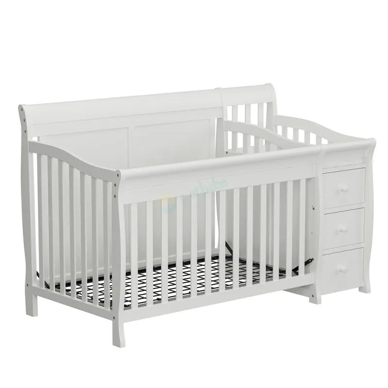 High-Quality Height Adjustable Baby Crib Bed - Ohberri