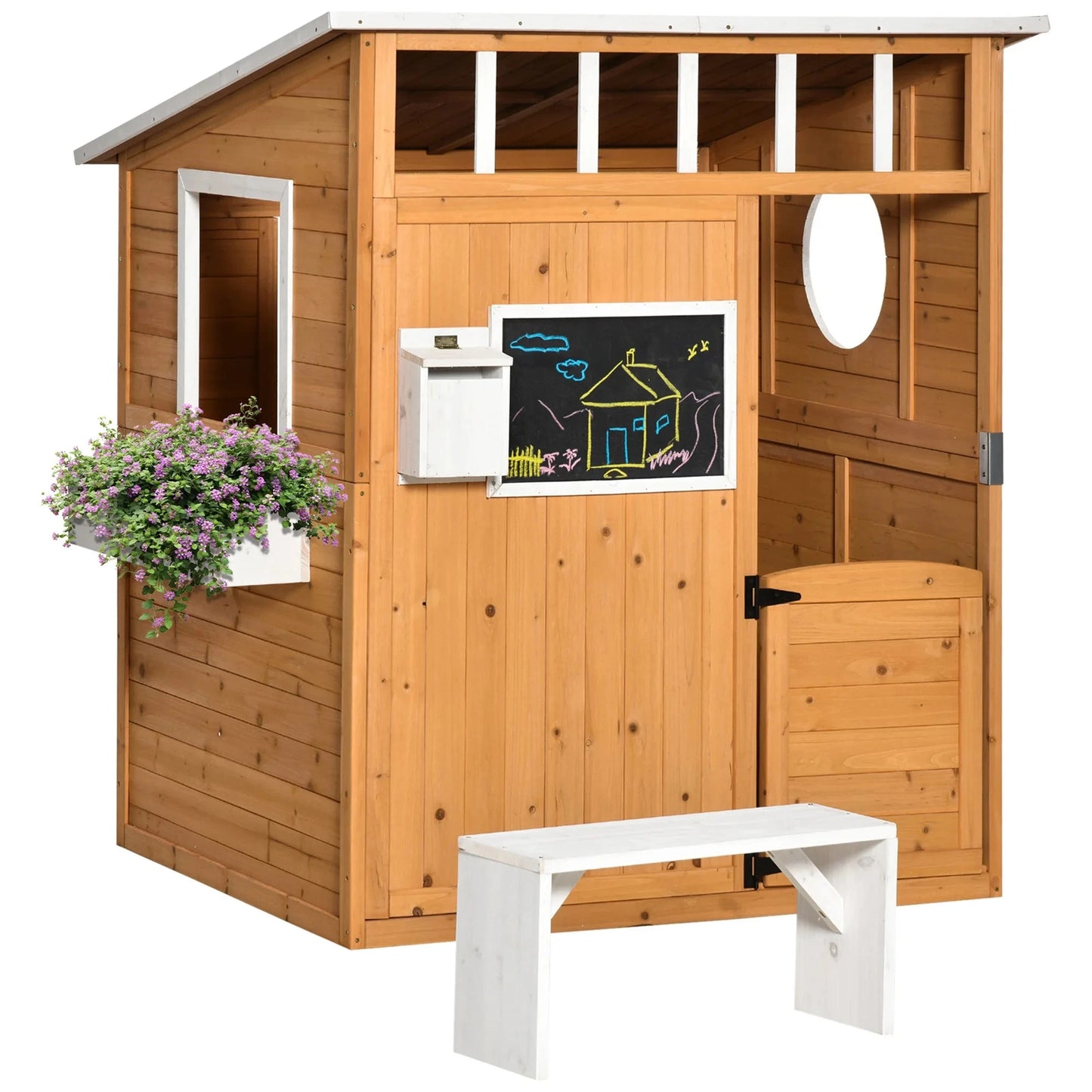 Wooden Playhouse for Kids Ohberri