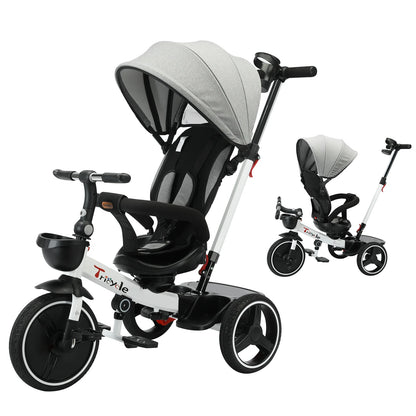 Tricycle Stroller Bike , 5-in-1, Adjustable Canopy, Sitting & Lying,Celerity - Ohberri