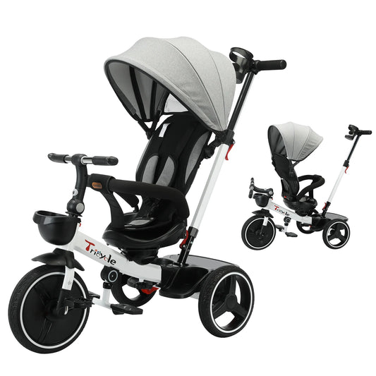 Tricycle Stroller Bike , 5-in-1, Adjustable Canopy, Sitting & Lying,Celerity - Ohberri
