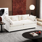 L Shaped Modern Sofa Modular Sectional Cloud Couch with Ottoman - Ohberri