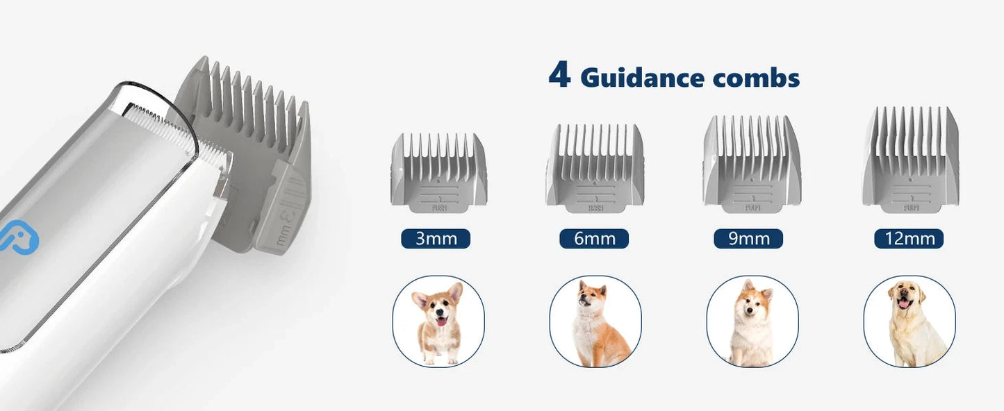 Grooming Kit with 2L Vacuum Suction 99% Pet Hair-Professional with 5 Grooming Tools Ohberri