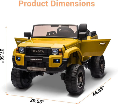 Kids Electric Ride On Car 24V 2-Seater Ride-On Truck with Remote Control Ohberri