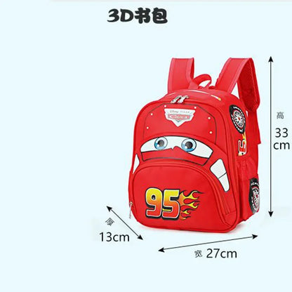 3D cartoon car shape large capacity backpack - Ohberri