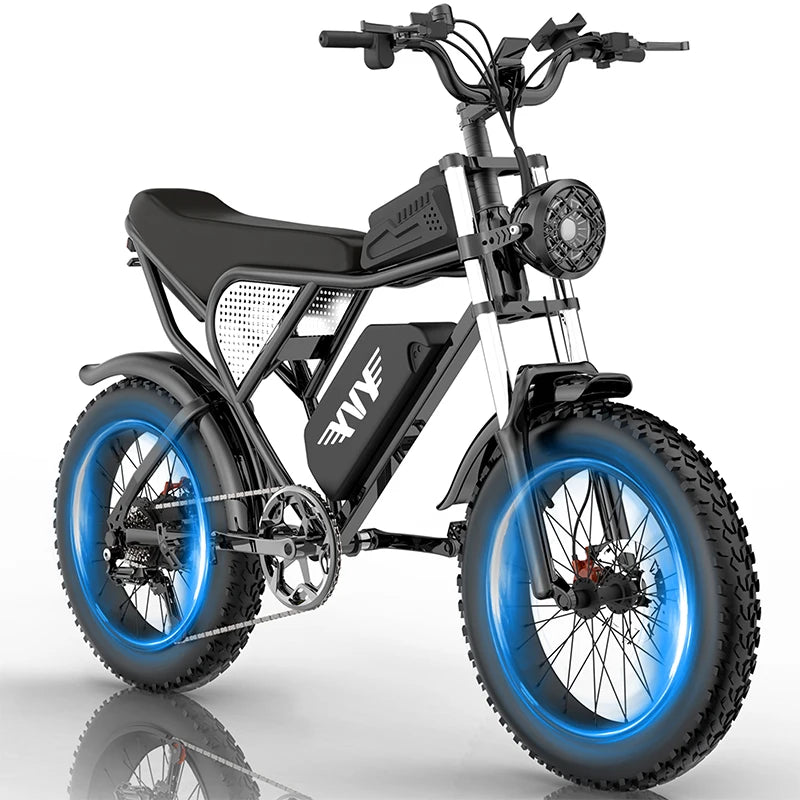 Electric Bicycle 2000W Dual Motor 52V40AH Dual Battery  55KM/H - Ohberri