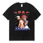 2pac Cotton T-Shirt Printed Short Sleeve Ohberri