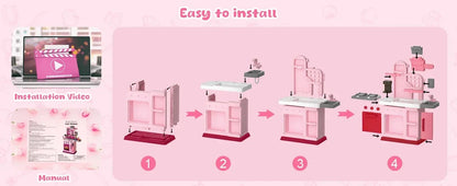 Kids Kitchen Playset and Kitchen Accessories Ohberri