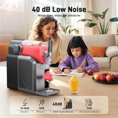 7 in 1 Professional Home Slushie Machine No Ice Needed Rapid Chill Technology Ohberri